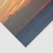 サンセットクラウドと帆船シースケープ 薄葉紙 (詳細)