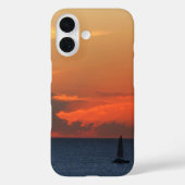 サンセットクラウドと帆船シースケープ Case-Mate iPhoneケース (裏面)