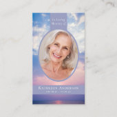 サンセットクラウド天国メモリアル祈りの言葉カード コーリングカード (正面)