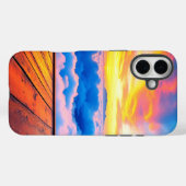 サンセットクラウド電話ケース Case-Mate iPhoneケース (裏面 (横))