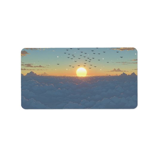 サンセットクラウド ラベル (正面)