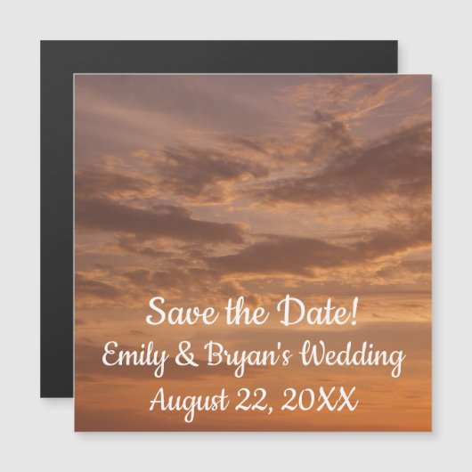 サンセットクラウドIIパステル抽象芸術自然 (正面/裏面)