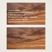 サンセットクラウドIIパステル抽象芸術自然 (正面&裏面)