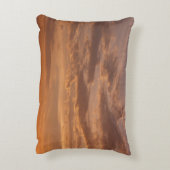 サンセットクラウドIIパステル抽象芸術自然 アクセントクッション (裏面(縦))