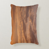 サンセットクラウドIIパステル抽象芸術自然 アクセントクッション (正面(垂直))