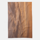 サンセットクラウドIIパステル抽象芸術自然 キッチンタオル (縦)