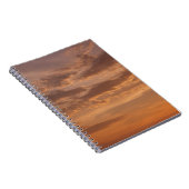 サンセットクラウドIIパステル抽象芸術自然 ノートブック (右側)