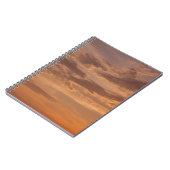 サンセットクラウドIIパステル抽象芸術自然 ノートブック (左側)