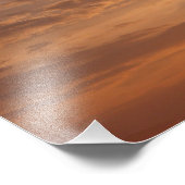 サンセットクラウドIIパステル抽象芸術自然 フォトプリント (角)