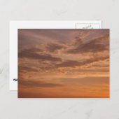 サンセットクラウドIIパステル抽象芸術自然 ポストカード (正面/裏面)