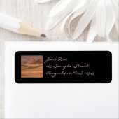 サンセットクラウドIIパステル抽象芸術自然 ラベル (インサイチュ)