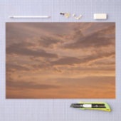 サンセットクラウドIIパステル抽象芸術自然 薄葉紙 (クラフト)