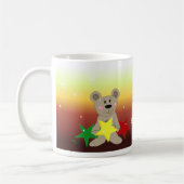 サンセットクリスマスベアと星 コーヒーマグカップ (左)