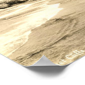 サンセットクリフス、サンディエゴ、カリフォルニアヴィンテージ ポスター (角)