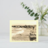 サンセットクリフス、サンディエゴ、カリフォルニアヴィンテージ ポストカード (スタンド正面)