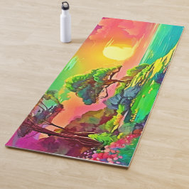 サンセットクリフパラダイスアート ヨガマット