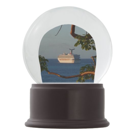 サンセットクルーズ 離岸の瞬間 I スノーグローブ (正面)