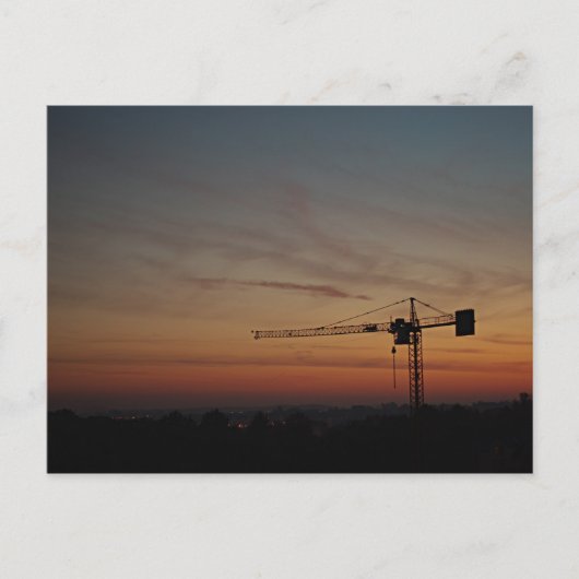 サンセットクレーンのはがき ポストカード (正面)