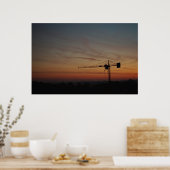 サンセットクレーンポスター ポスター (キッチン)