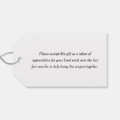 サンセットクレーン |建築をテーマにした感謝 ギフトタグ (裏面横)