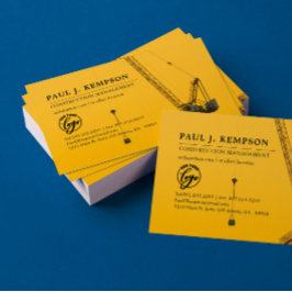 サンセットクレーン |建築をテーマミニマル 名刺