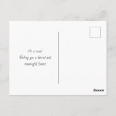 サンセットクロスイースター恵み ポストカード (裏面)