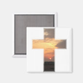 サンセットクロスマグネット マグネット (正面/裏面)