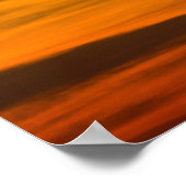 サンセットクローズアップ、ミシガン。 ポスター (角)