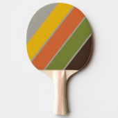 サンセットクローバはっきりしたーストライプの 卓球ラケット (裏面)