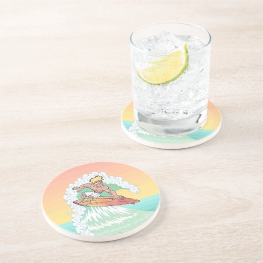 サンセットクールサーファー コースター (側面)