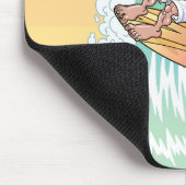 サンセットクールサーファー マウスパッド (コーナー)