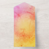 サンセットグラデーション結婚式招待状 オールインワン招待状 (内側)