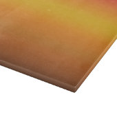 サンセットグラデーショ鮮やかン赤オレンジ黄グラデーション色 カッティングボード (角)