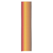 サンセットグラデーショ鮮やかン赤オレンジ黄グラデーション色 ショートテーブルランナー (正面)