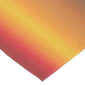 サンセットグラデーショ鮮やかン赤オレンジ黄グラデーション色 ショートテーブルランナー (コーナー)