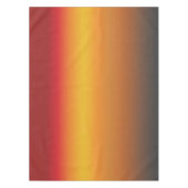 サンセットグラデーショ鮮やかン赤オレンジ黄グラデーション色 テーブルクロス (正面)