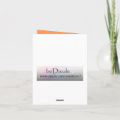 サンセットグリーティングカード カード (裏面)