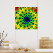 サンセットグリーンアイ ポスター (キッチン)