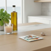 サンセットグローブ ガラスコースター