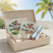 サンセットグローブ ガラスコースター