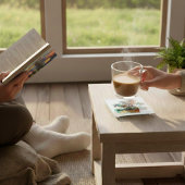 サンセットグローブ ガラスコースター