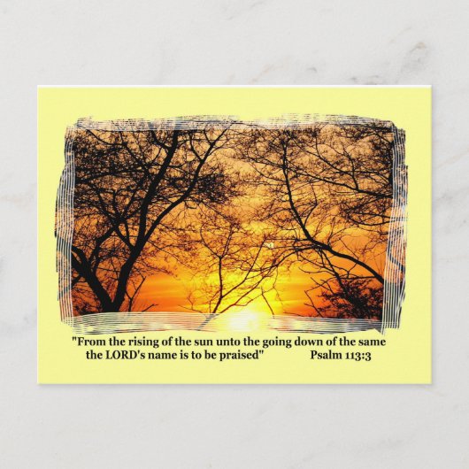 サンセットグローリーポストカード ポストカード (正面)