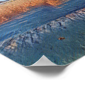 サンセットケープコッド波止場 ポスター (角)