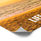 サンセットココナッツパームオンビーチ ポスター (角)