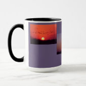 サンセットコラージュマッグサイズ#10 マグカップ (左)