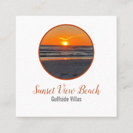 サンセットコースタルビーチリゾート スクエア名刺