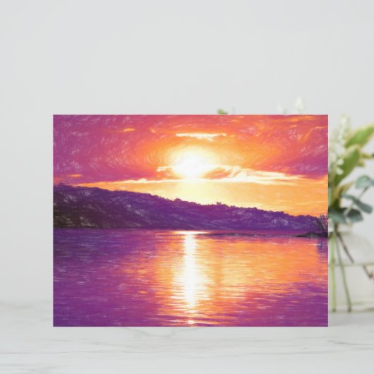 サンセットコーストビーチオレンジパープルデクページ (スタンド正面)