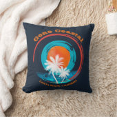 サンセットゴーコースタルピックあなたのビーチ クッション (ブランケット)