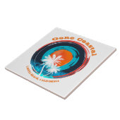 サンセットゴーコースタルピックあなたのビーチ タイル (側面)