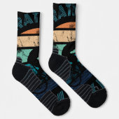 サンセットサイクリストレトロデザイン ソックス (右)